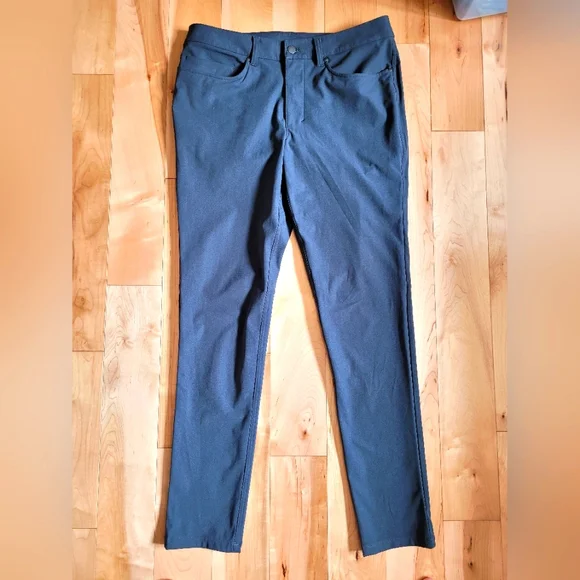 32" Lululemon ABC Pant Skinny  Warpstreme Obsidian Grey - Picture 2 of 16